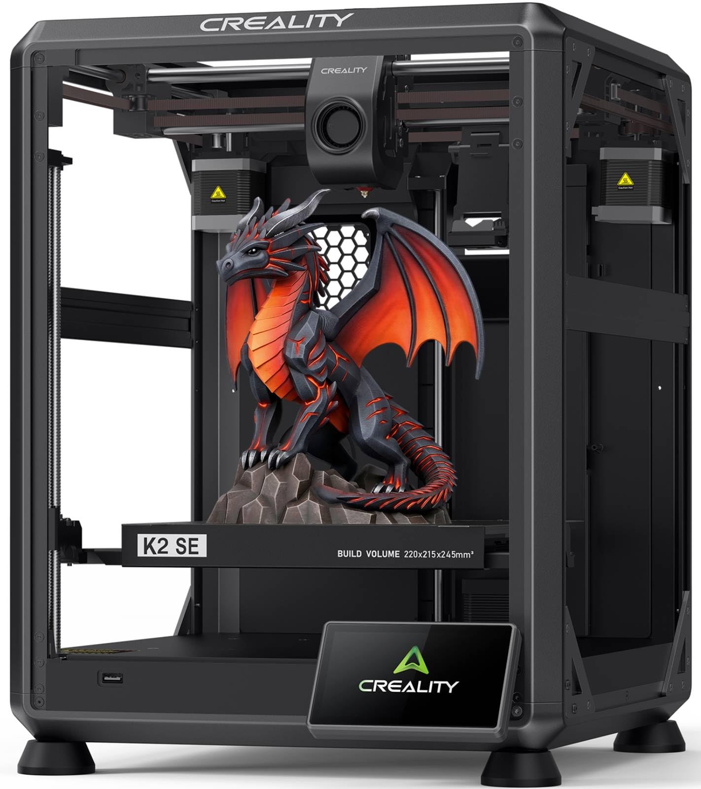 Creality K2 SE 3D Printer, 500mm/s High-Speed Printing, Support
